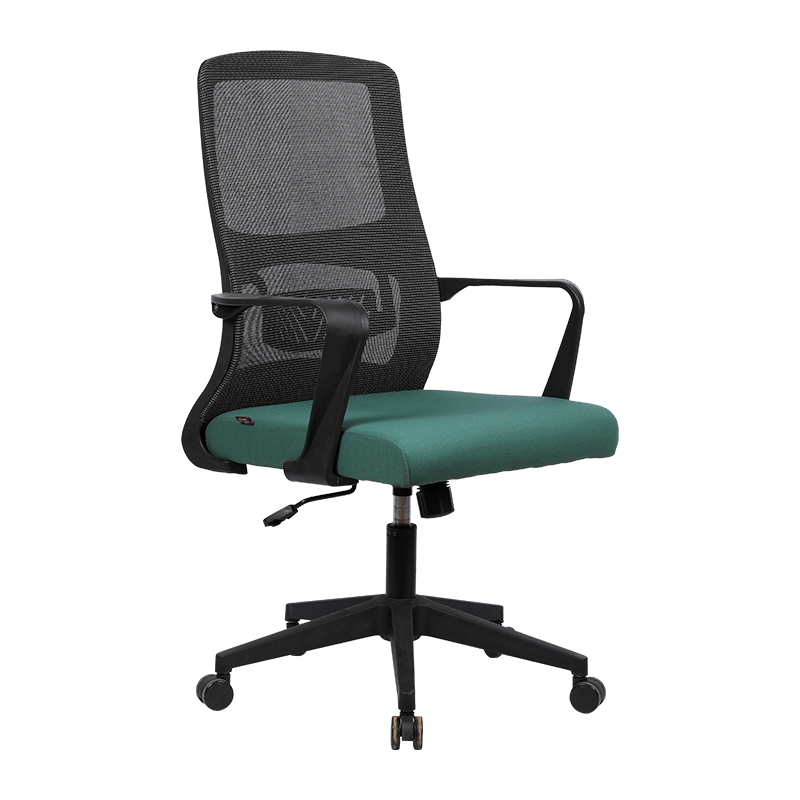 Yeşil Koltuk Minderli Sedanter Ergonomik Öğretmen Ofis Fileli Koltuğu